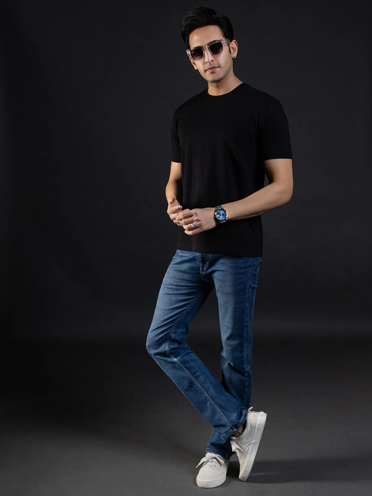 Pitch Black  | ACTION series | Sports t shirt for Men