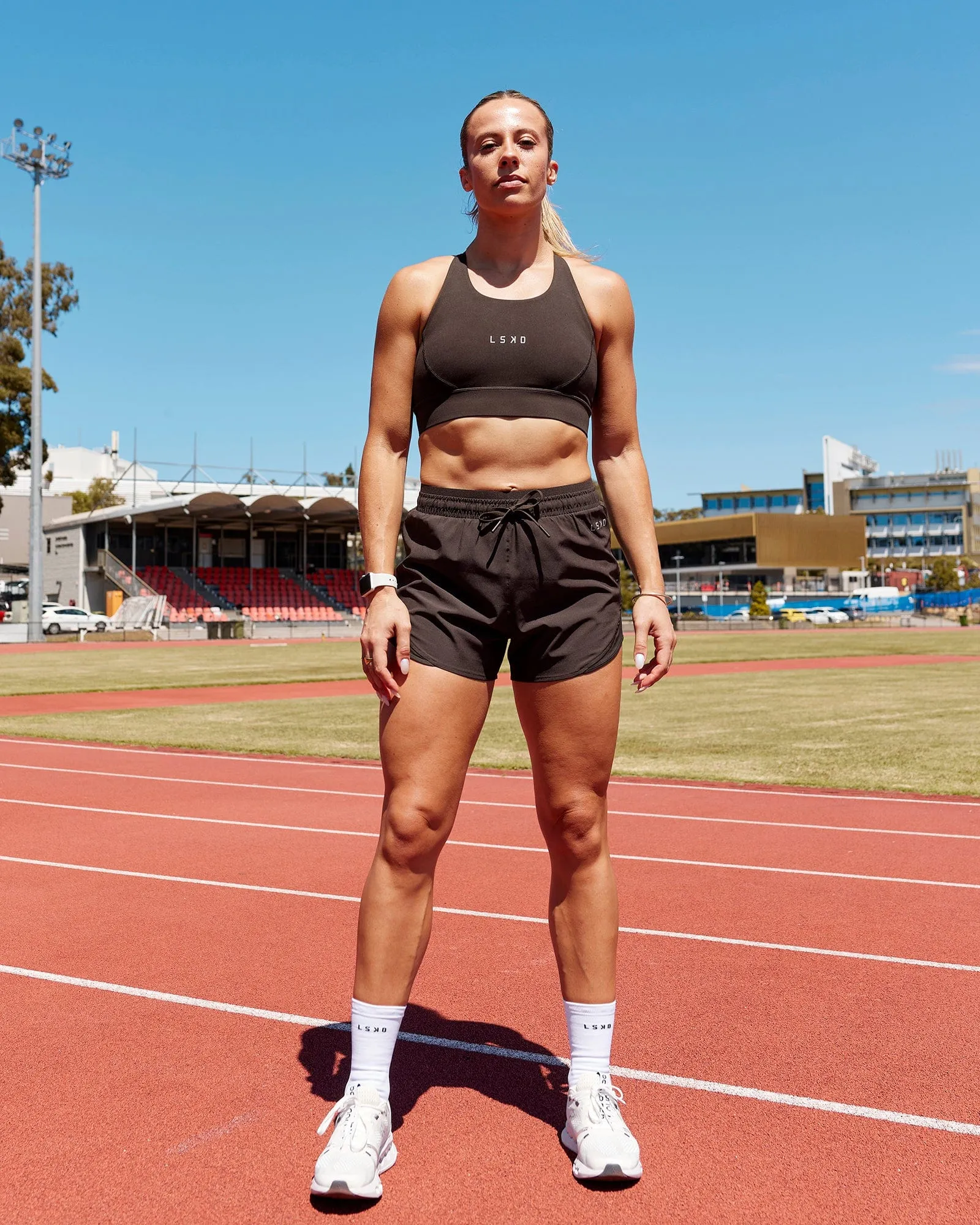 Propel Sports Bra - Dark Walnut
