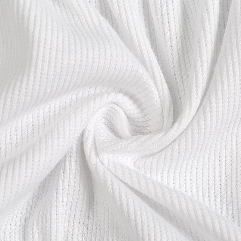 Ruffled Half Sleeve Crop Off-Shoulder