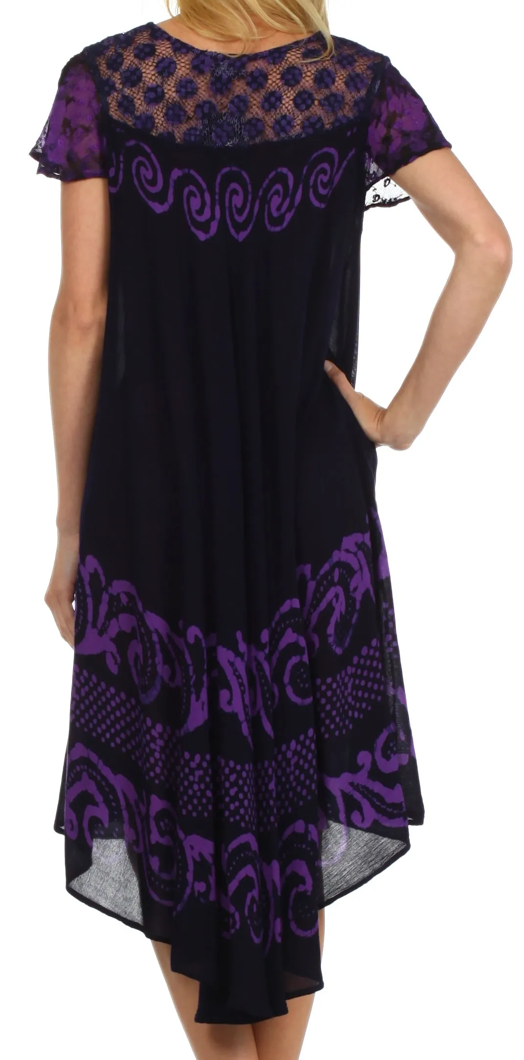 Sakkas Calista Embroidered Caftan Dress