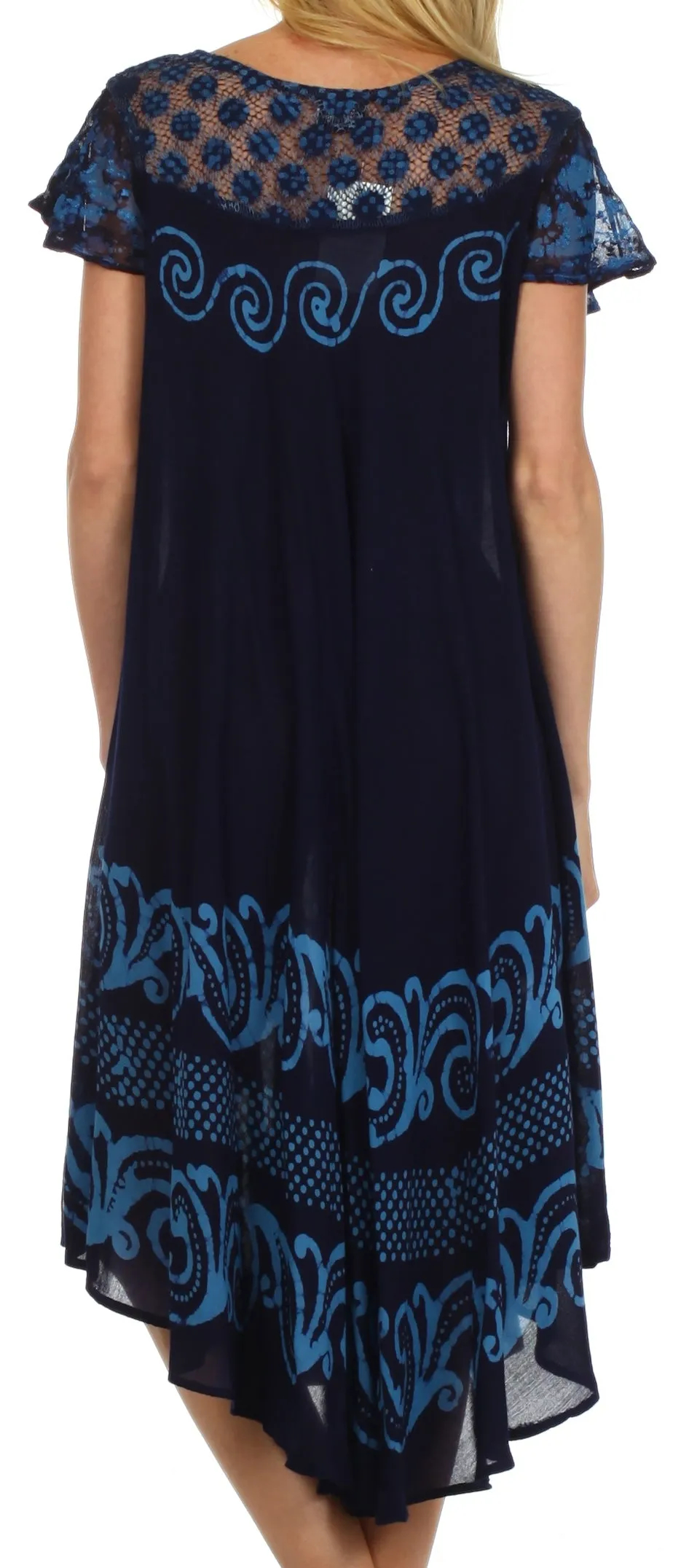 Sakkas Calista Embroidered Caftan Dress