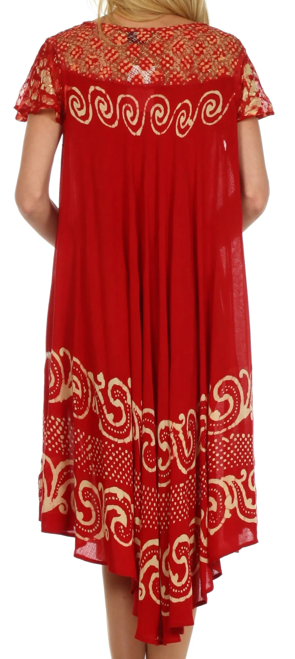 Sakkas Calista Embroidered Caftan Dress