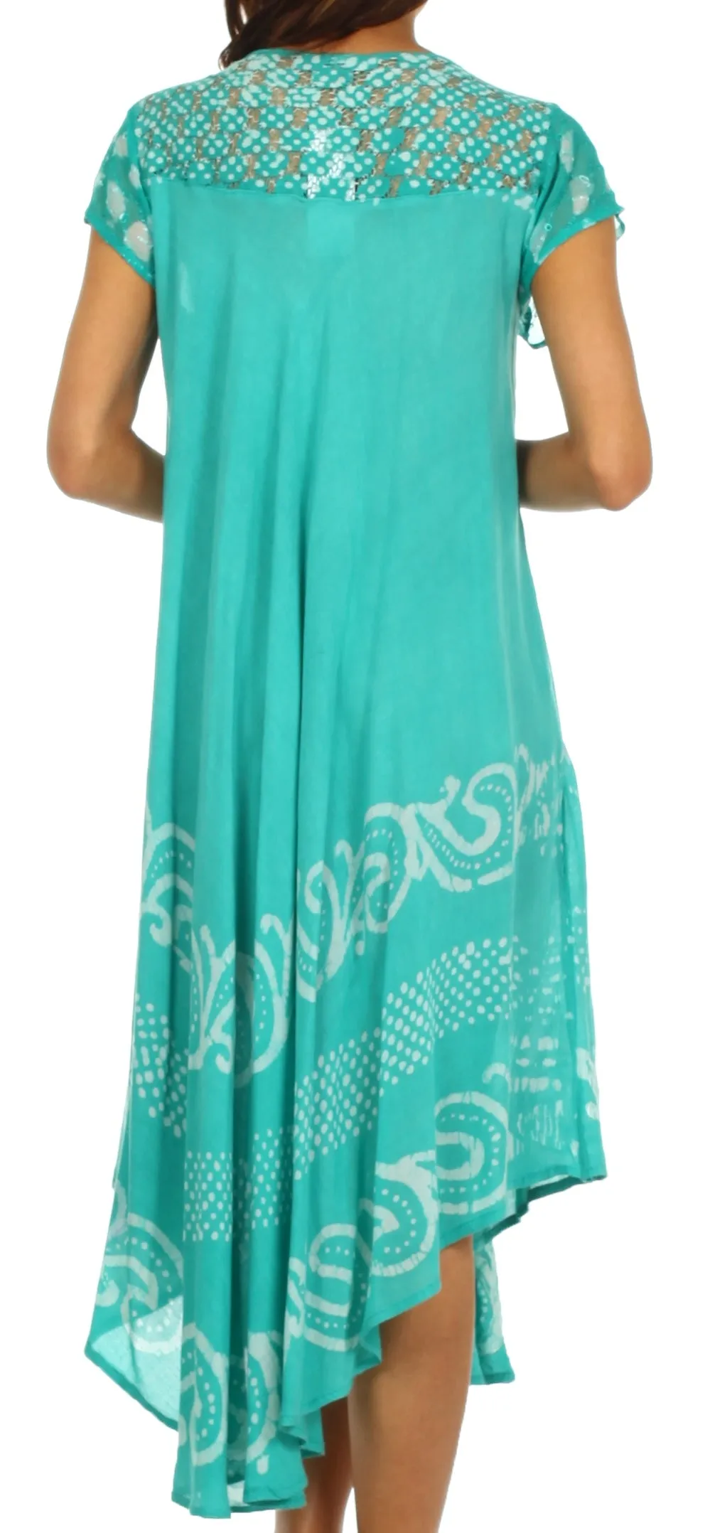 Sakkas Calista Embroidered Caftan Dress