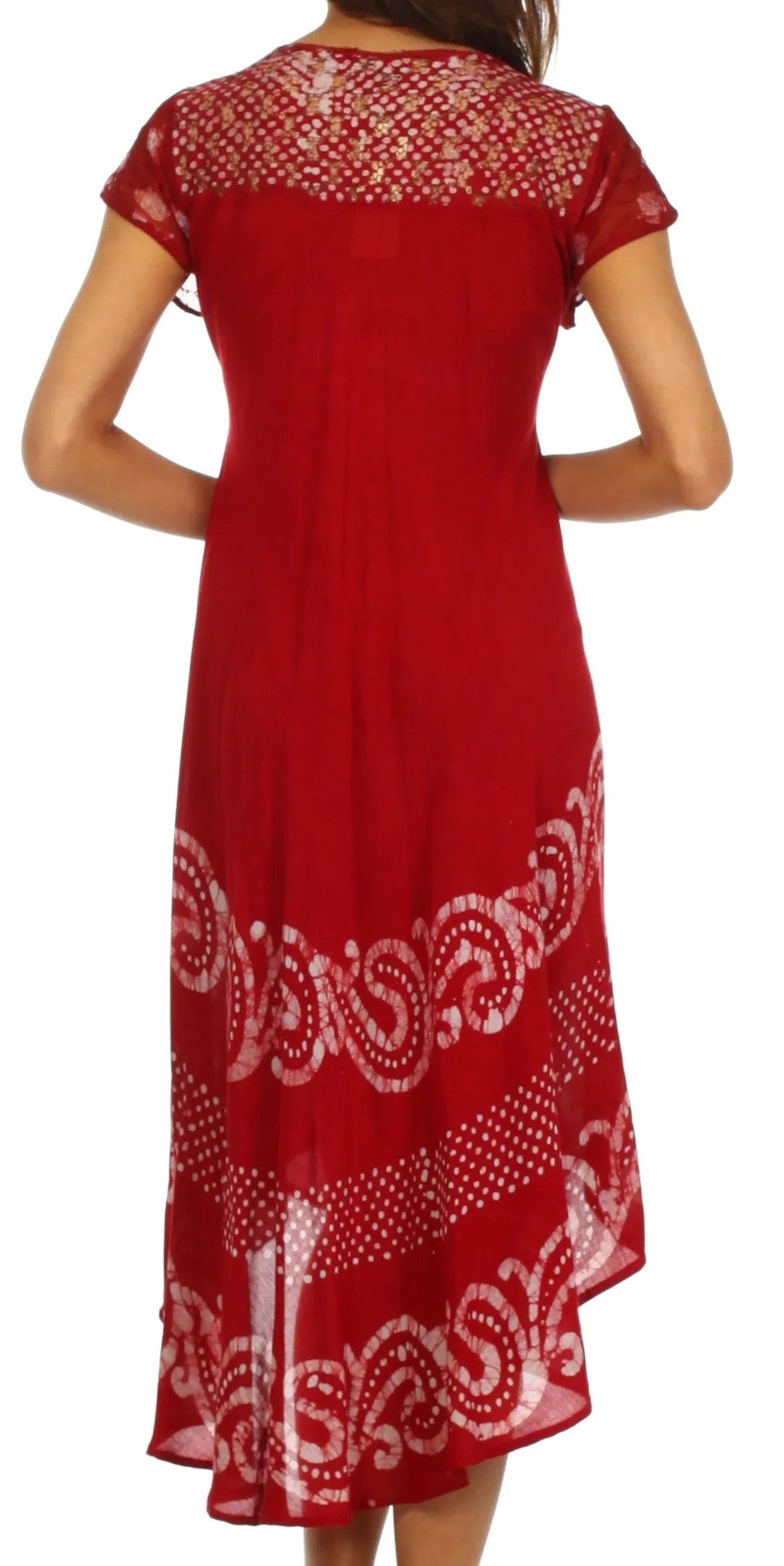 Sakkas Calista Embroidered Caftan Dress