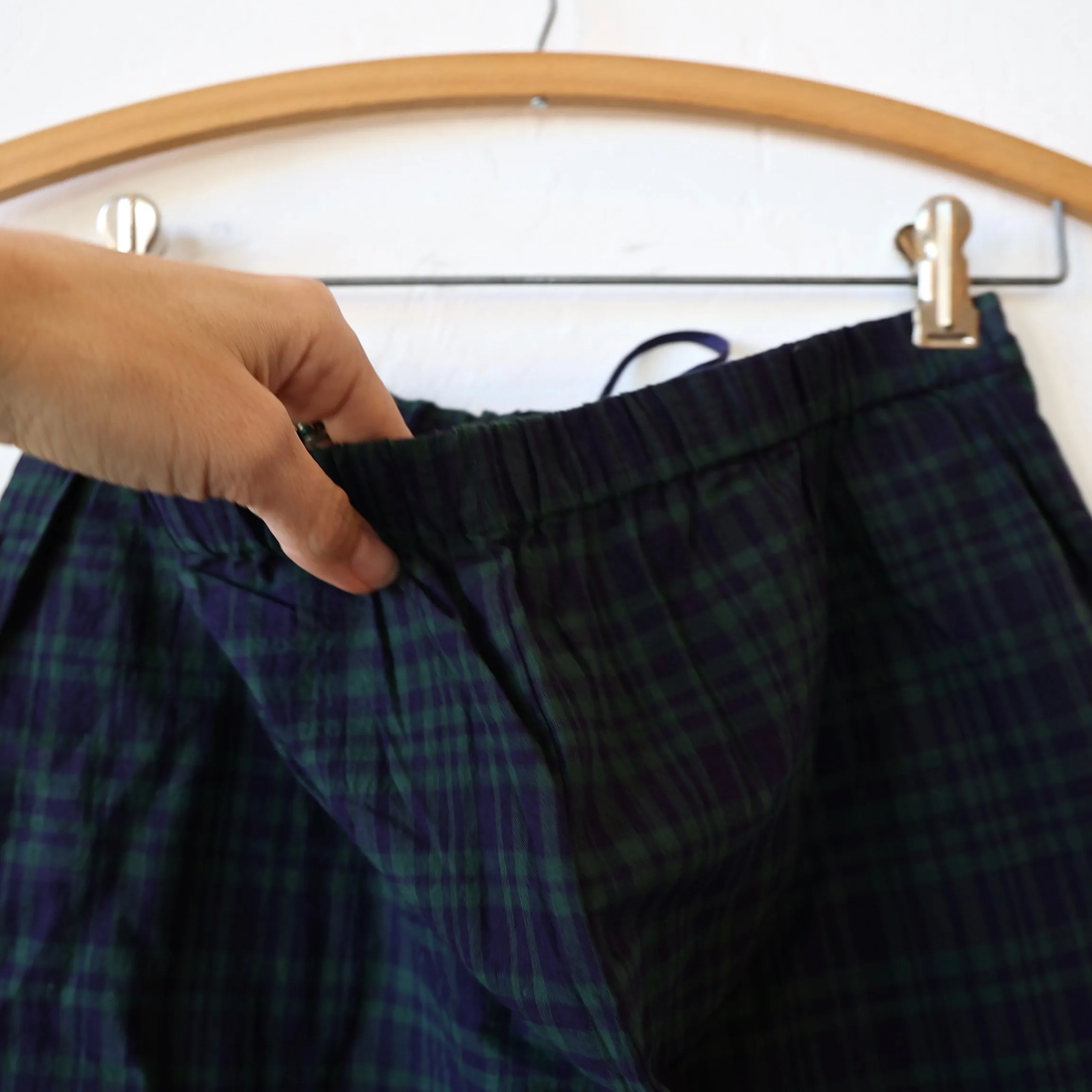 Scarlette Cotton Pajama Set - Dark Plaid