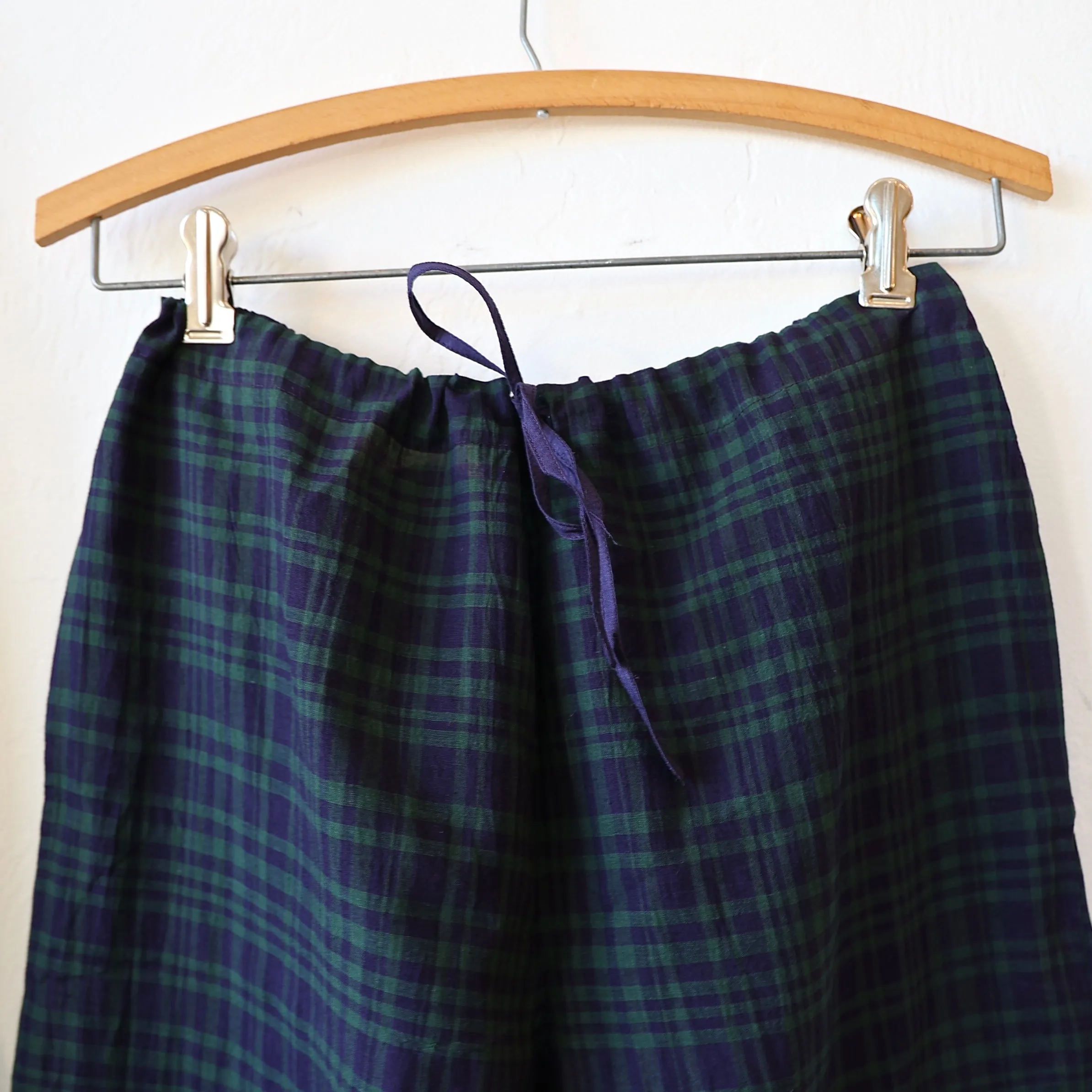 Scarlette Cotton Pajama Set - Dark Plaid