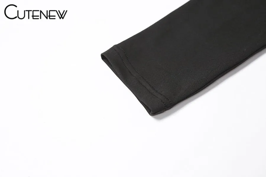 Sexy Backless Bodycon Flare Leg Jumpsuit Casual Slim Long Sleeve O-Neck Playsuit