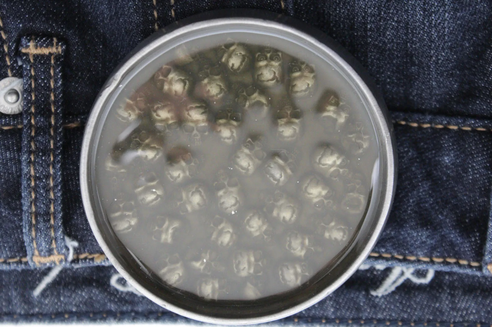 Silver Metal Round Belt Buckle Skeleton Skulls Gothic Green Brown Men Halloween Punk Accessories