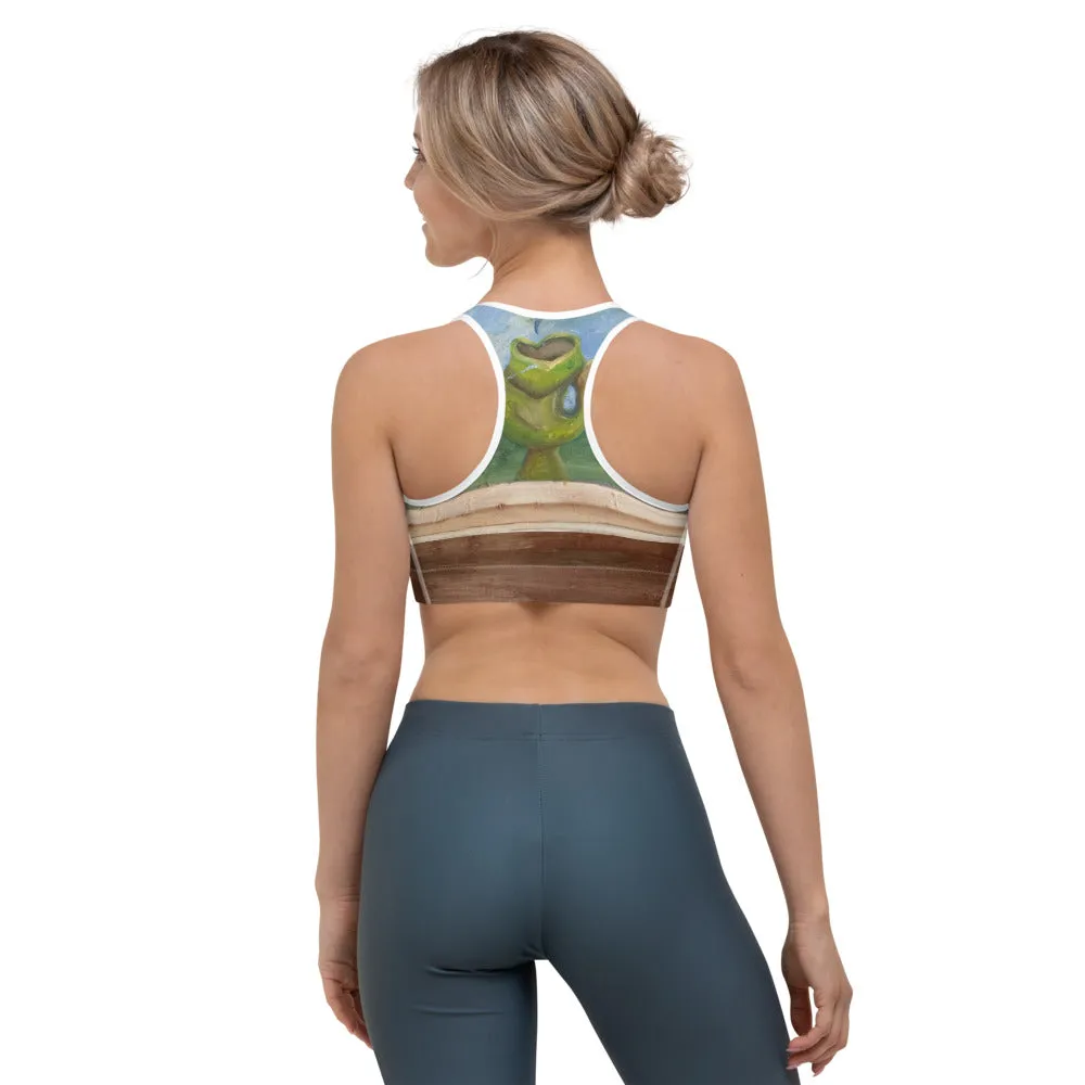 Sports Bra "Waiting for Mom"