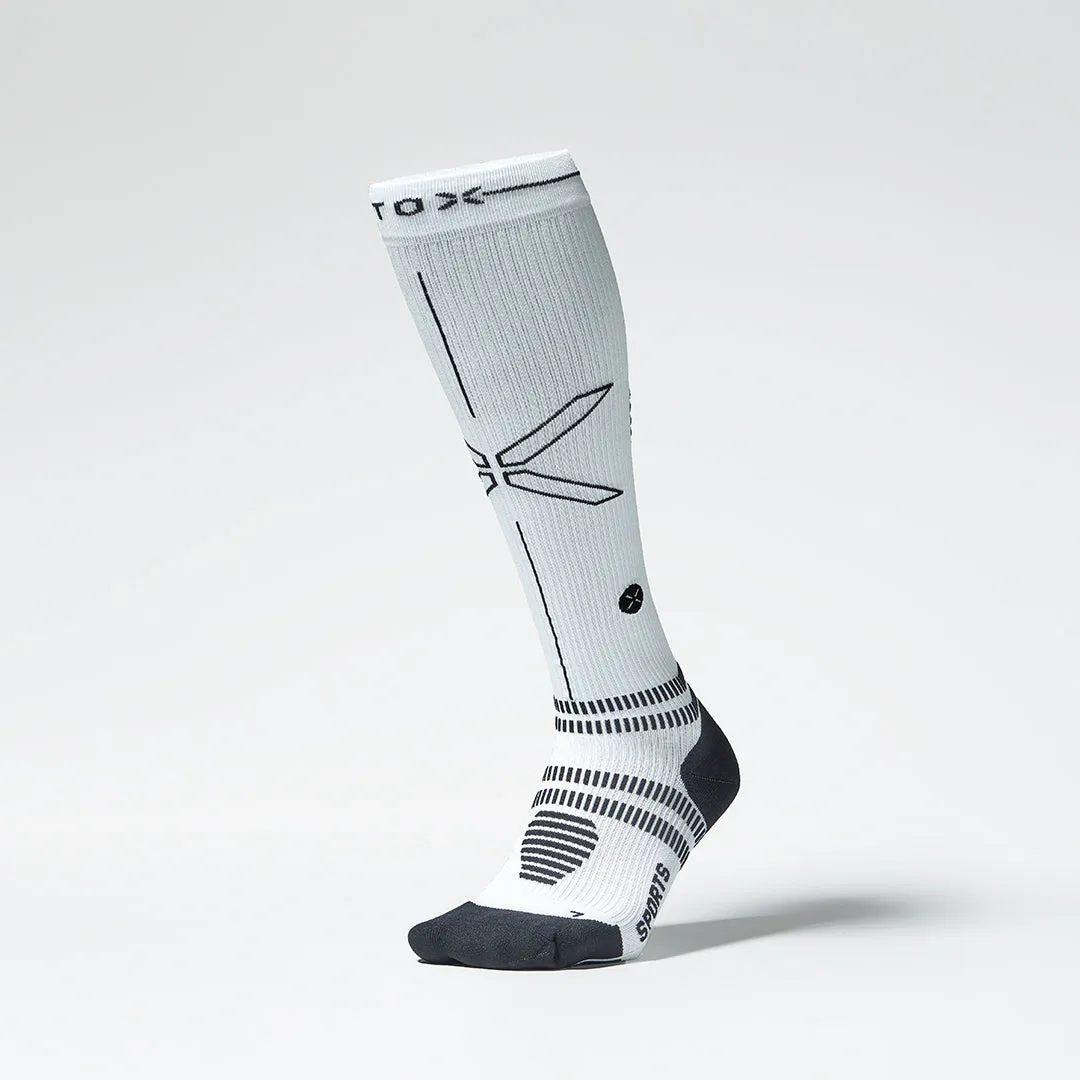 Sports Socks Men 2024 | White / Black