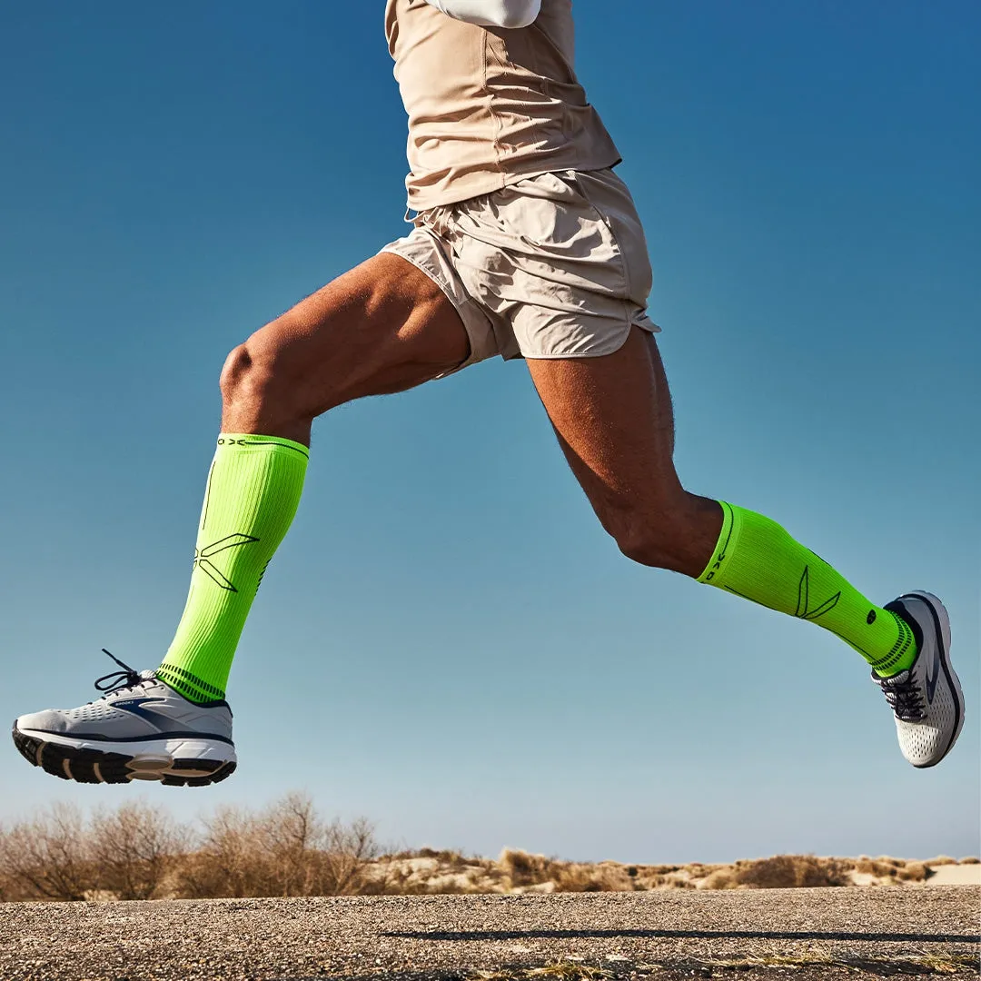 Sports Socks Men 2024 | Yellow Fluo / Black
