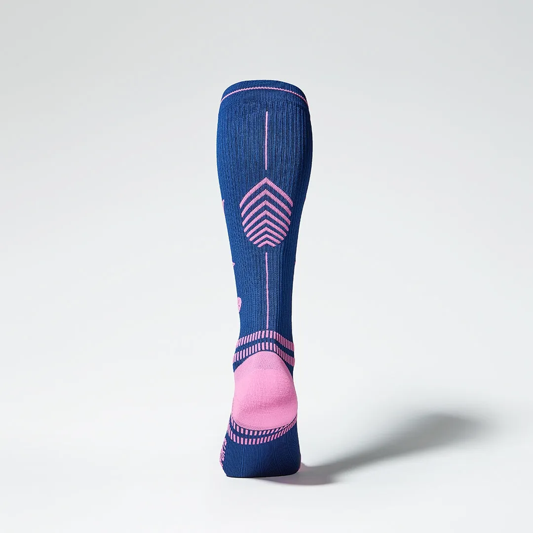Sports Socks Women 2024 | Dark Blue / Pink