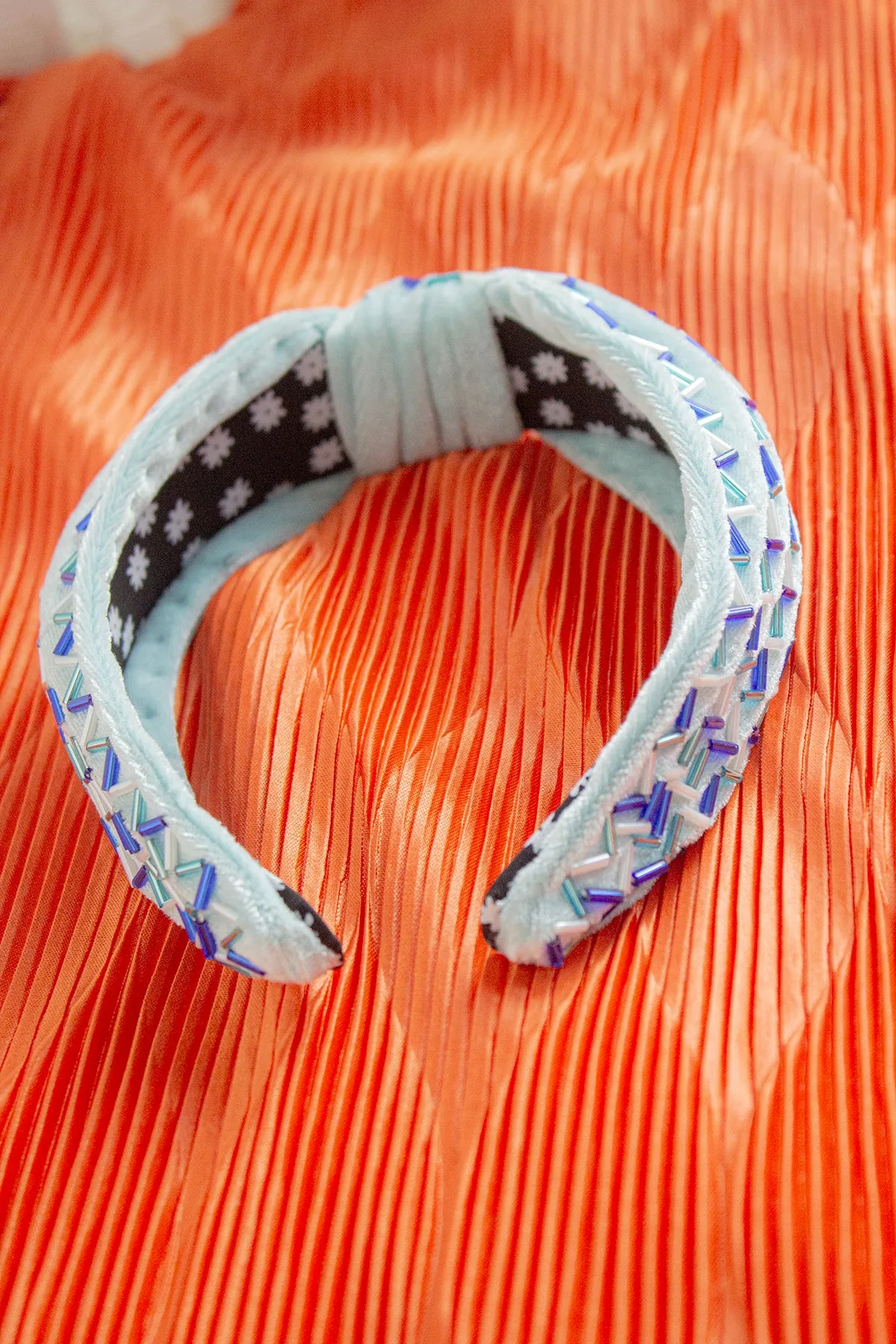 Sprinkle Beaded Twist Knot Headband