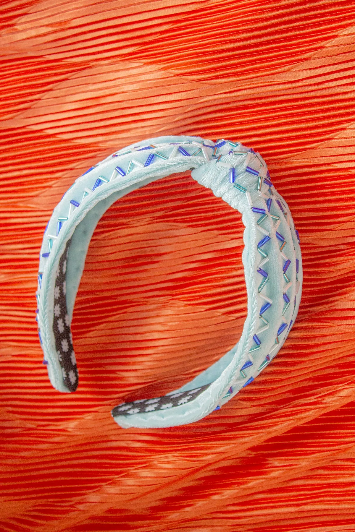 Sprinkle Beaded Twist Knot Headband