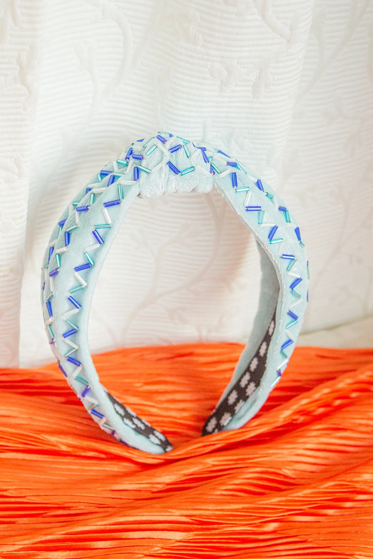 Sprinkle Beaded Twist Knot Headband