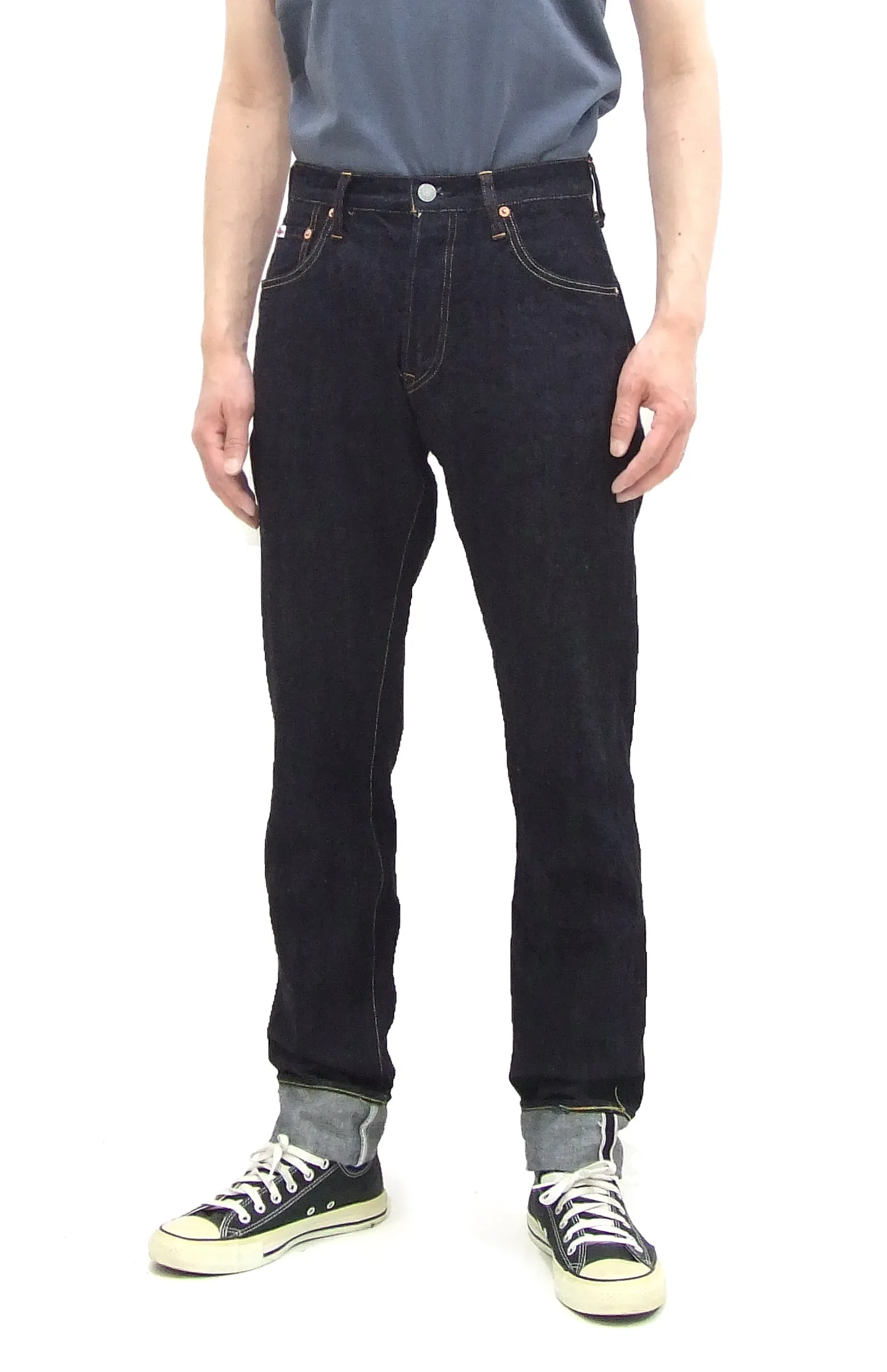 Studio D'artisan Jeans Men's Relaxed Tapered Fit 12oz Japanese Denim Lightweight Jeans SD-508 One-Wash