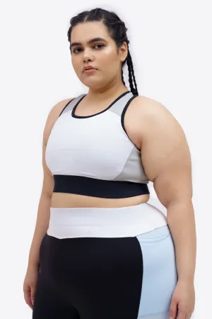Studio Sports Bra: Medium Suport || White