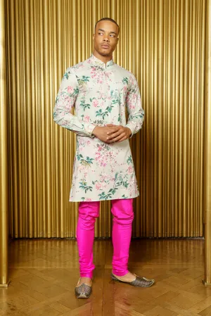 SURIN Floral Blossom Kurta Shirt