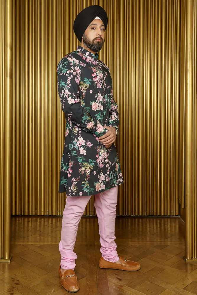 SURIN Floral Blossom Kurta Shirt