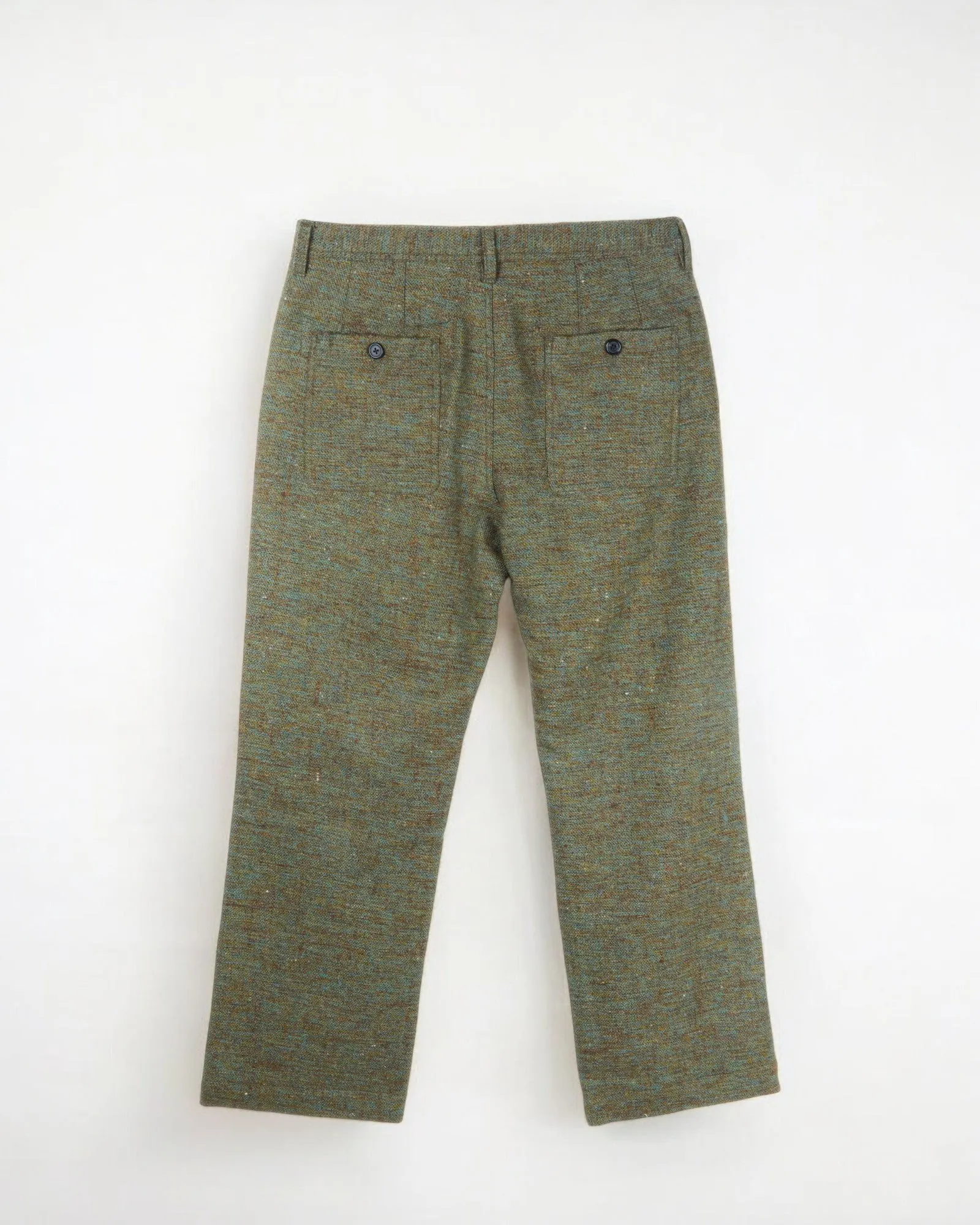 Tamal Pant Mélange Wool in Marine
