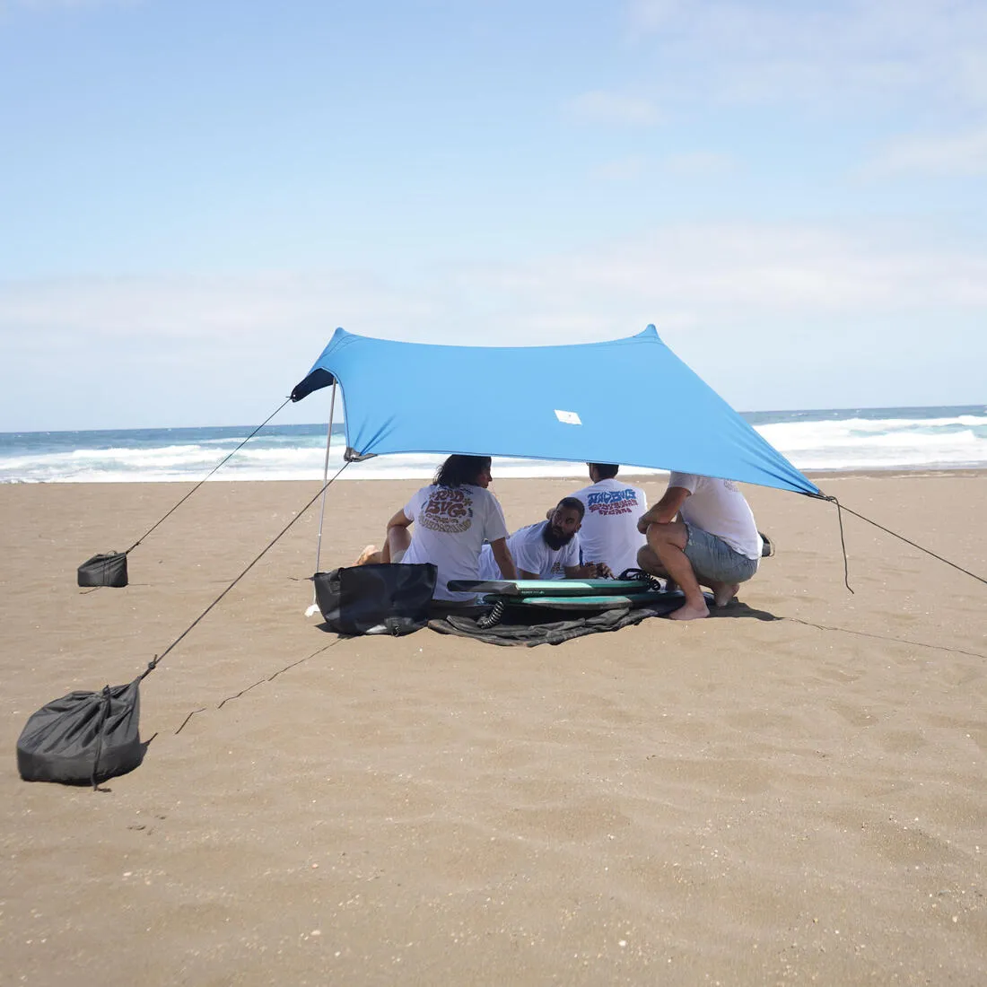 TARP DE PLAGE ANTI UV BLEU