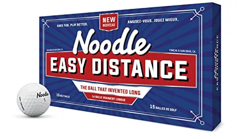 TaylorMade Noodle Easy Distance Golf Balls - White (Pack of 15 Balls)
