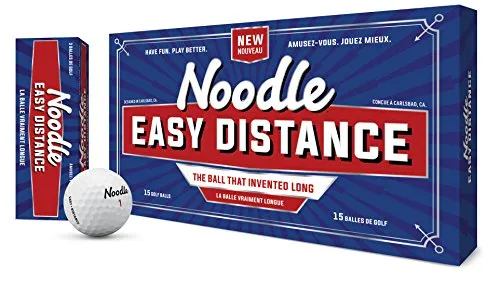 TaylorMade Noodle Easy Distance Golf Balls - White (Pack of 15 Balls)