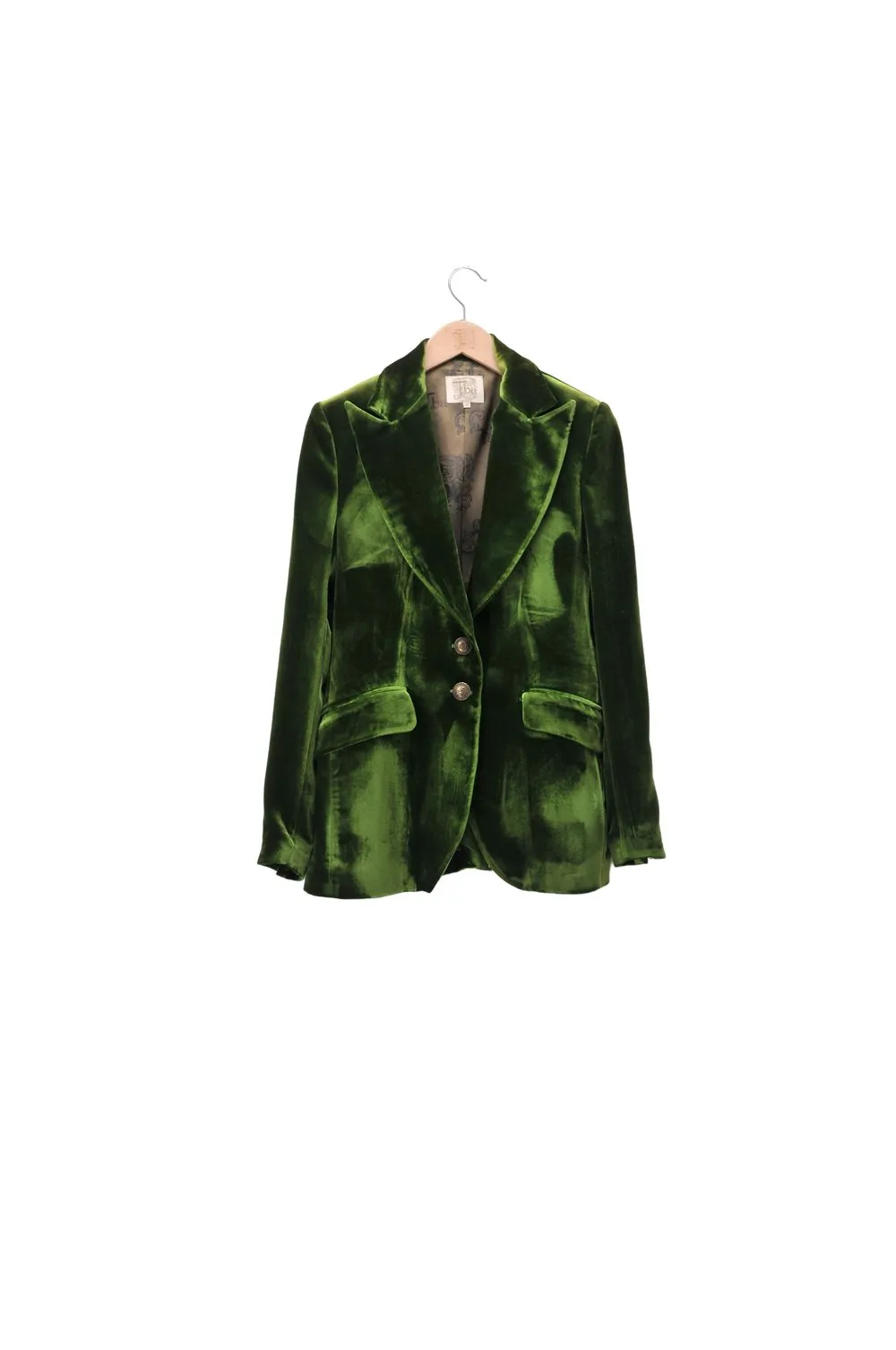 T.ba Swing Jacket In Silk Velvet