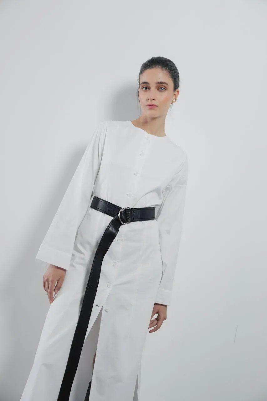 The Cardigan Shirt Dress