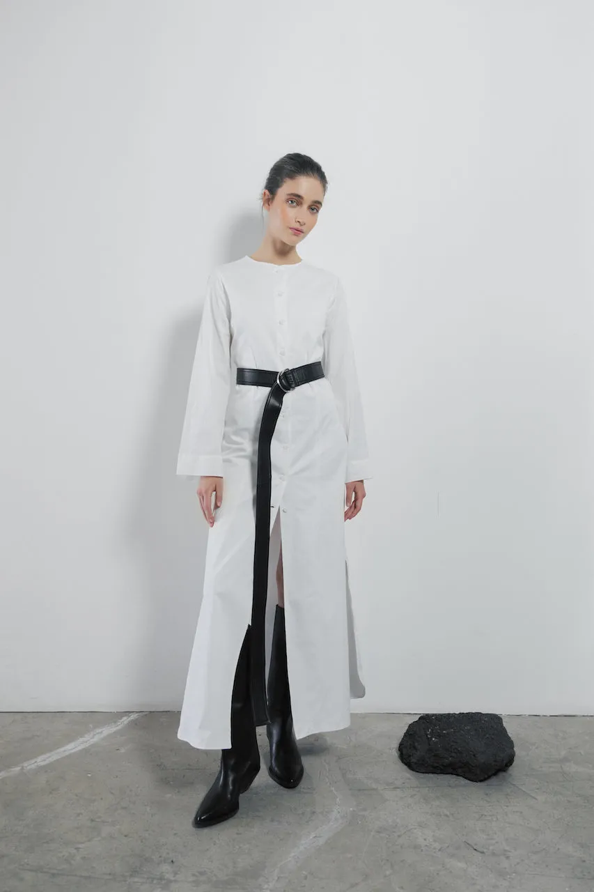 The Cardigan Shirt Dress