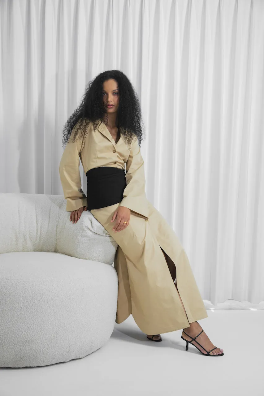 The Cardigan Shirt Dress
