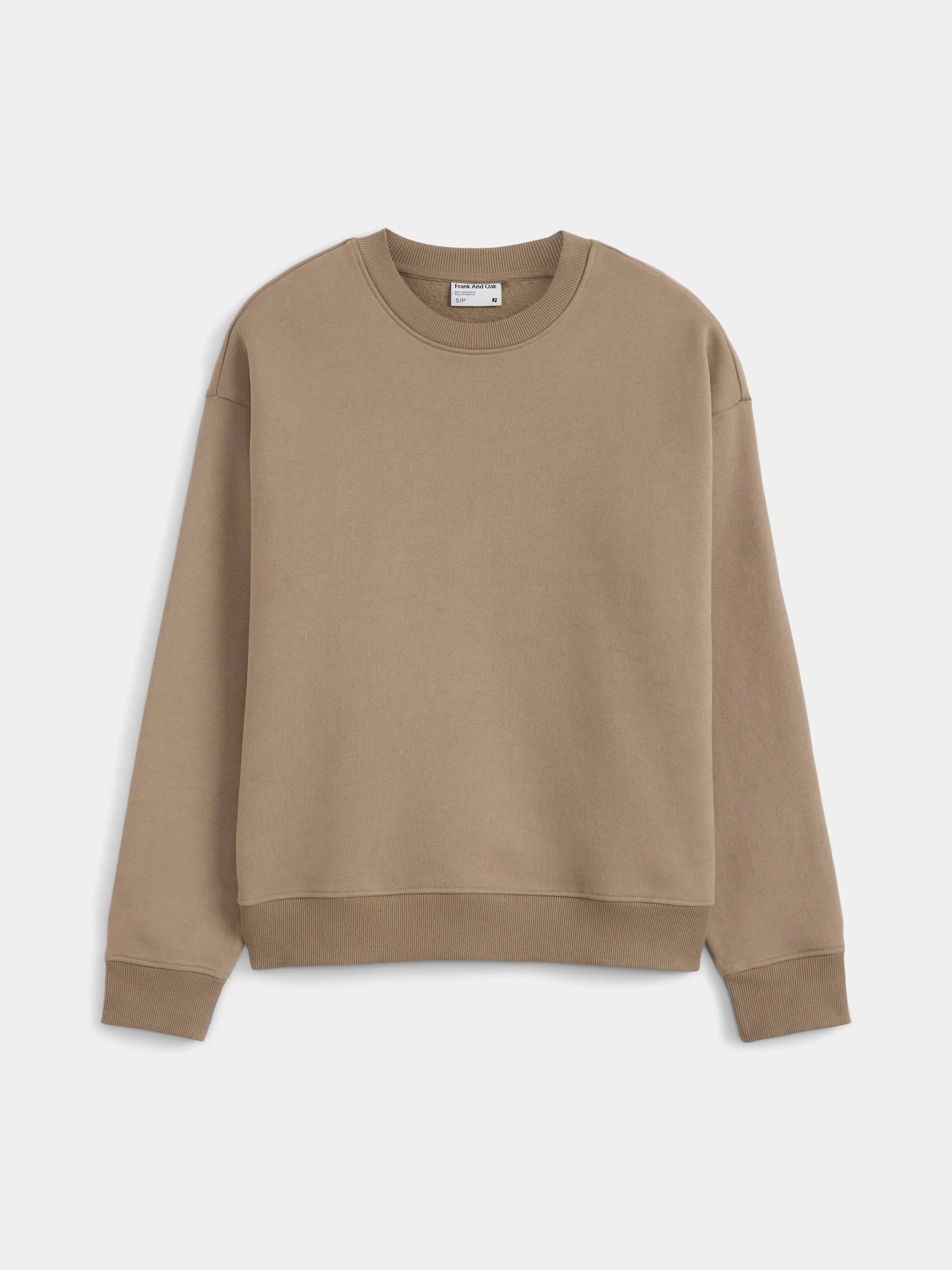 The Soft Crewneck Sweatshirt in Greige