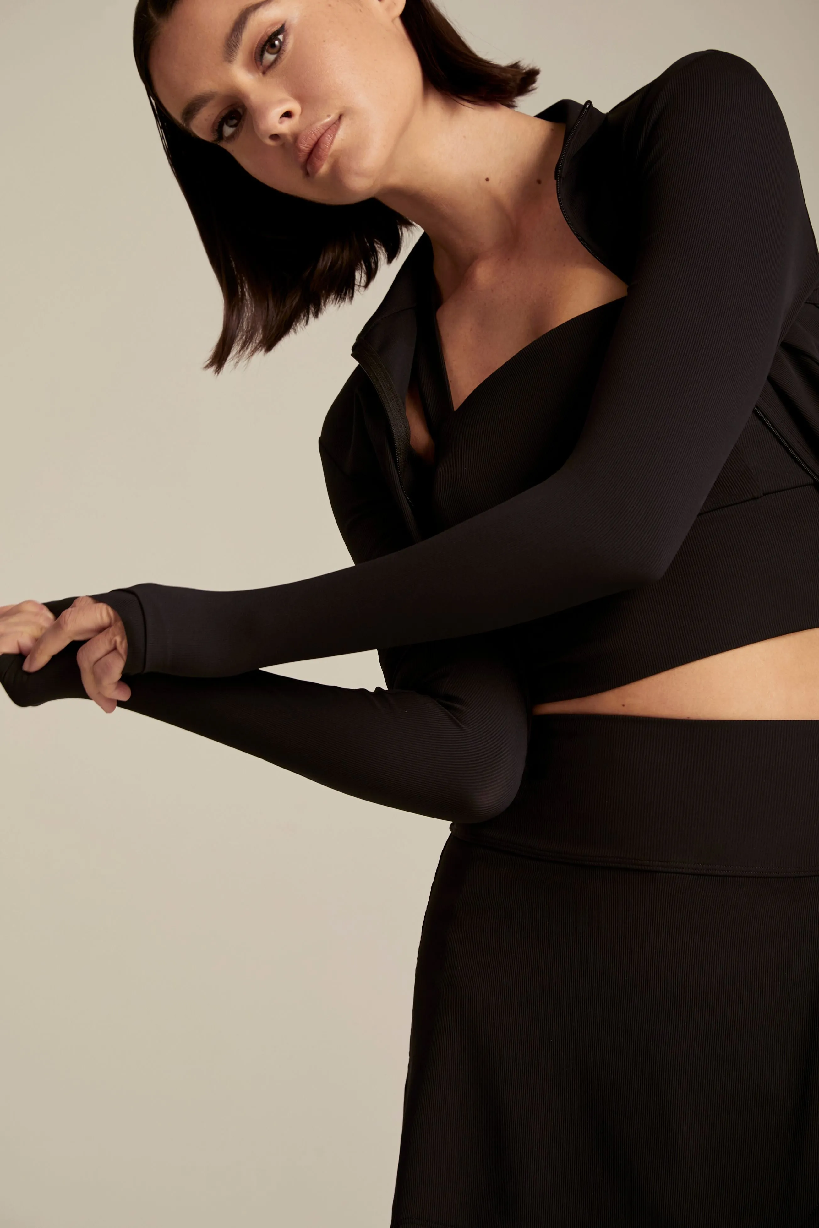 Train Ribbed Bandeau Bra
