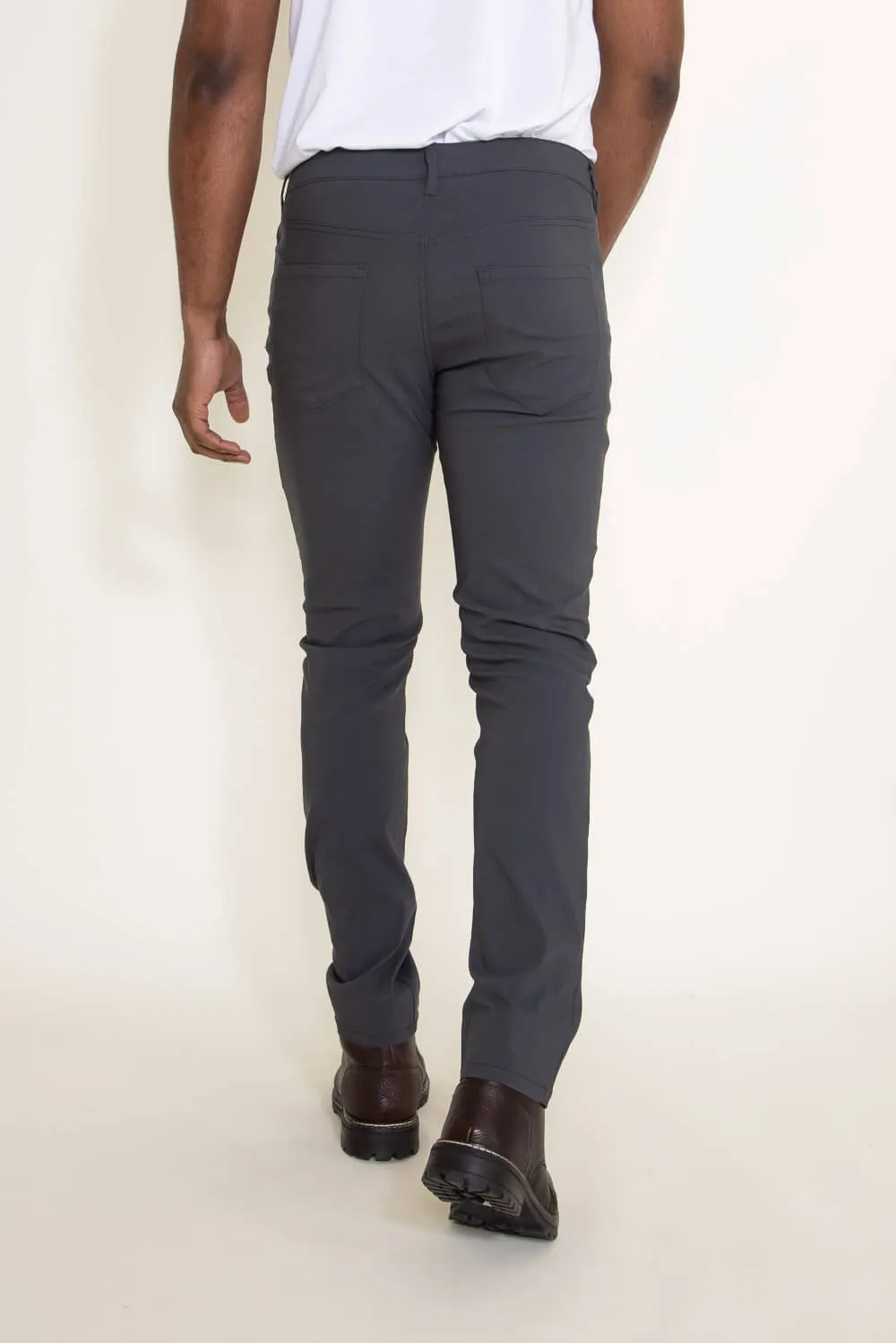 Weatherproof Vintage Faille Performance Pants for Men in Iron | W2S515-IRON 066