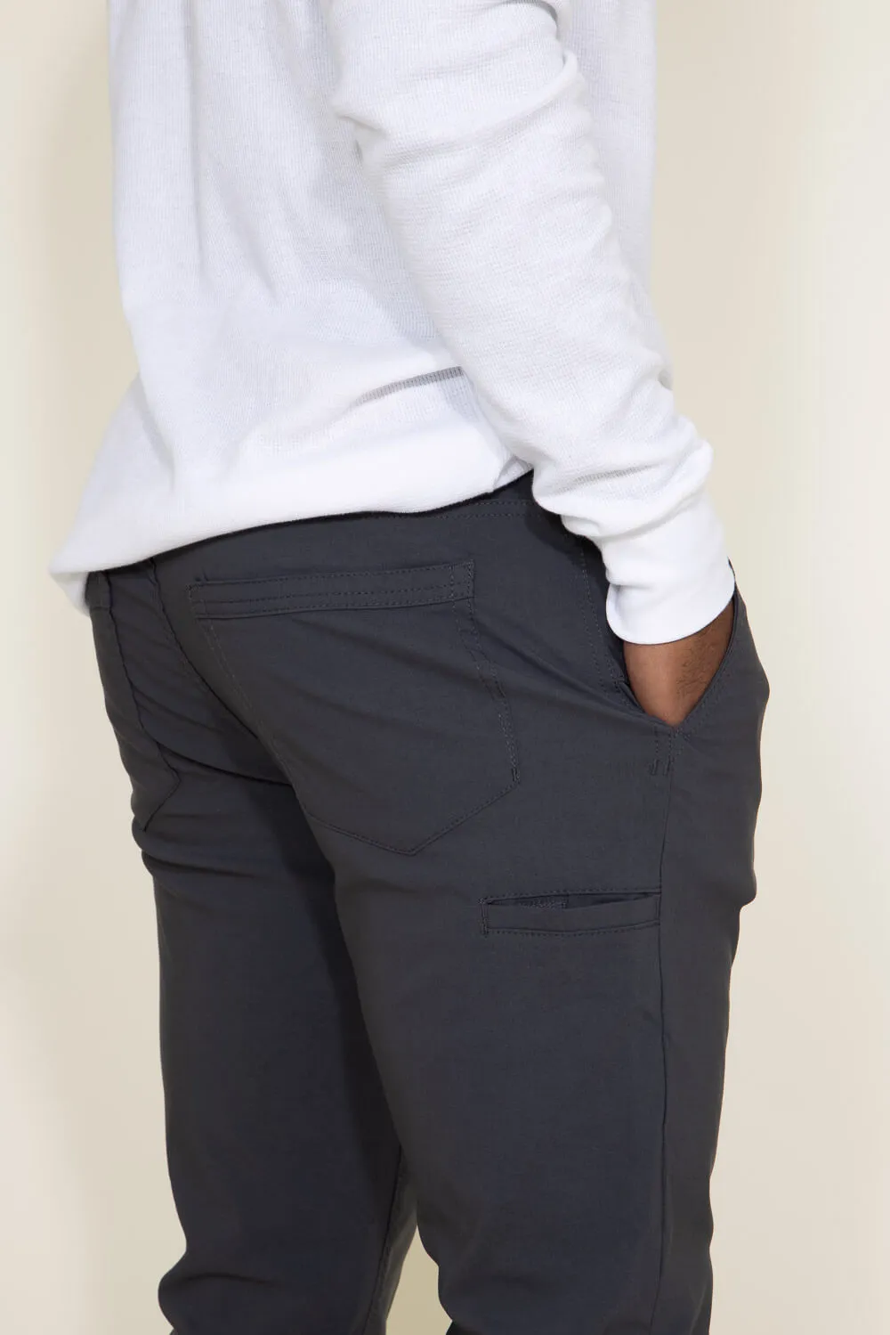 Weatherproof Vintage Faille Performance Pants for Men in Iron | W2S515-IRON 066