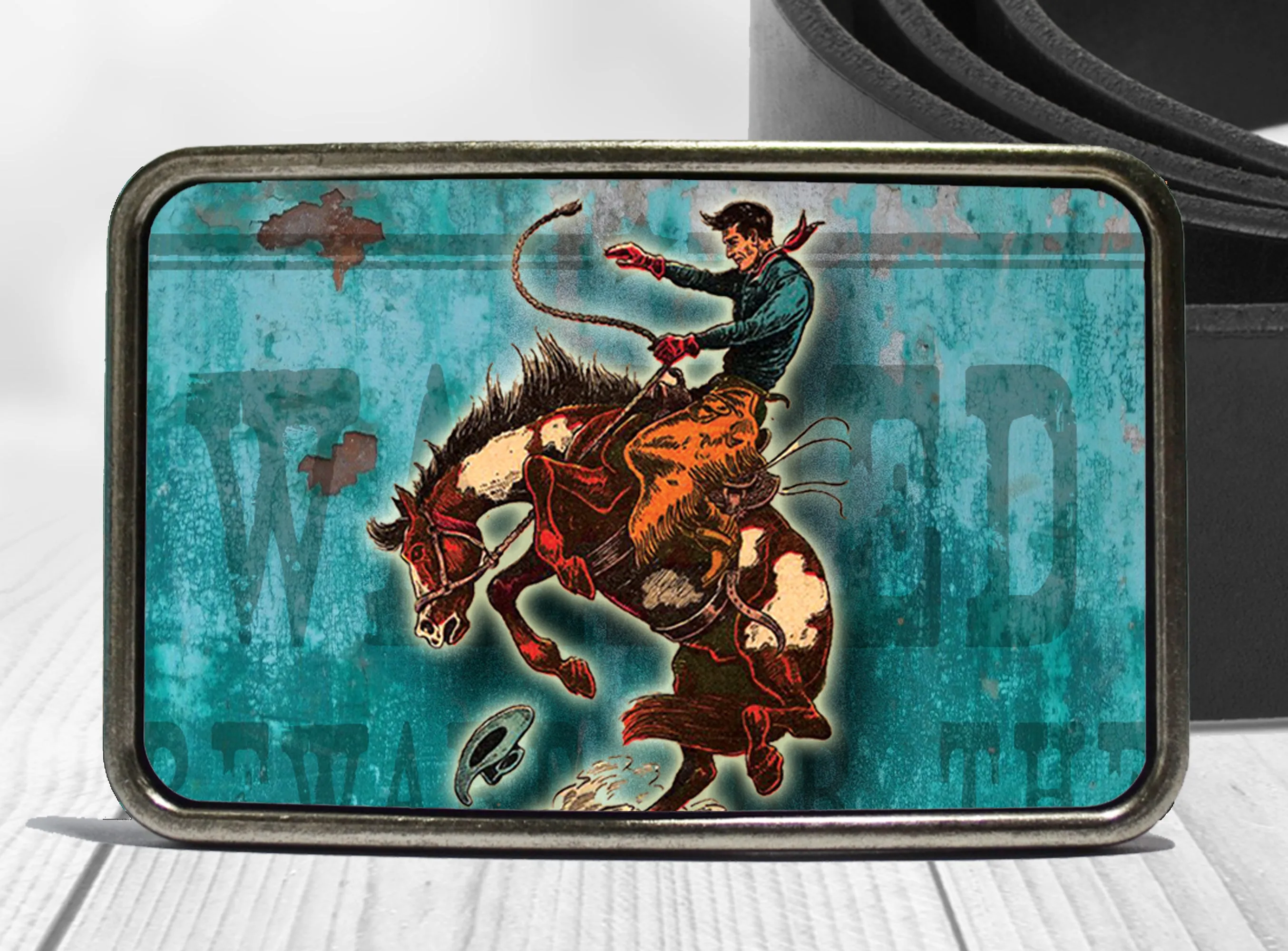 Wild West Cowboy Belt Buckle