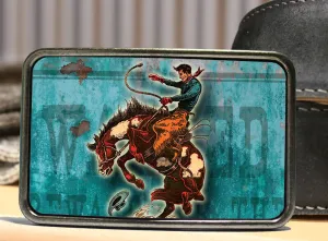 Wild West Cowboy Belt Buckle