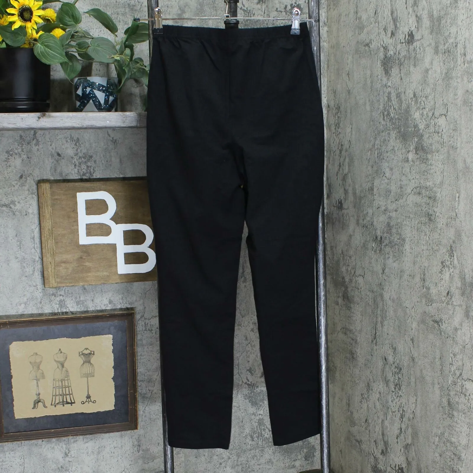 Women with Control Women's Flounce Sleeve Top With Slim Ankle Pants