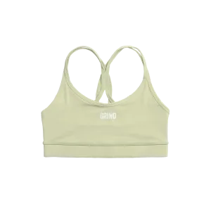 Women's Cross Back Sports Bra - Sage