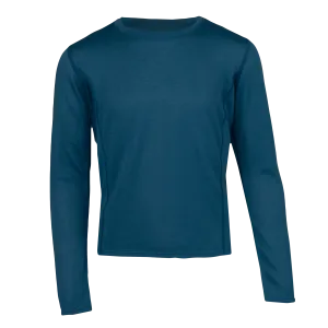 Youth Double Layer Crewneck - Cross Country Blue