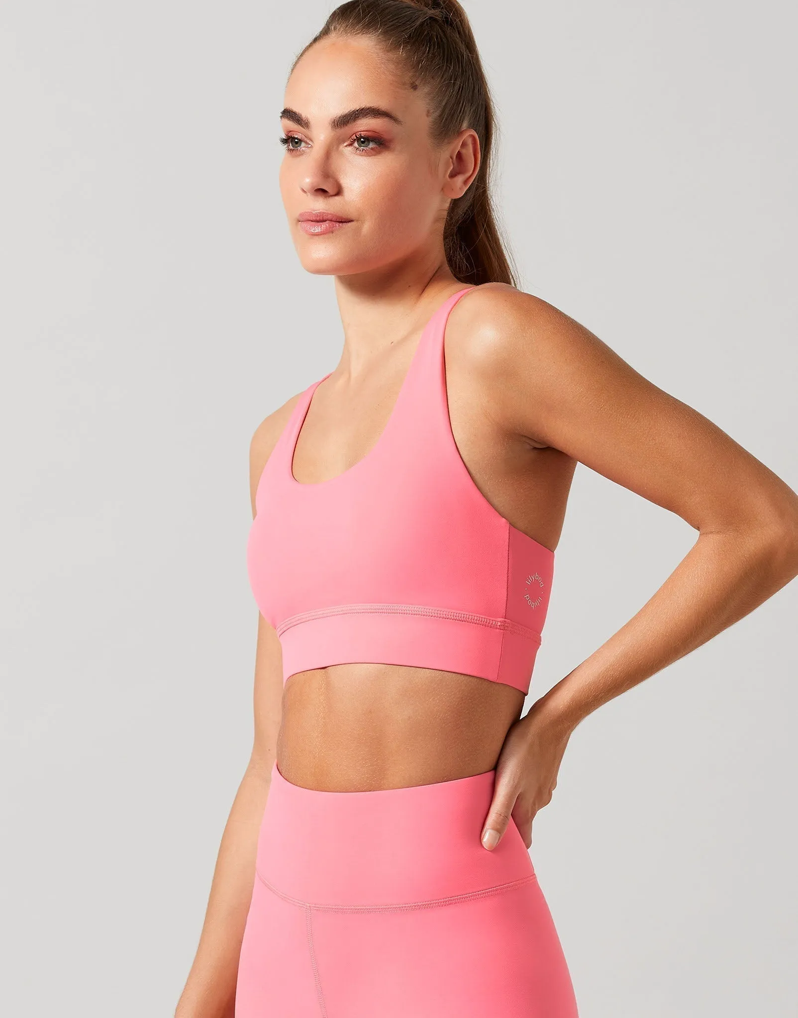 ZOE Air-Core Sports Bra - Powder Pink